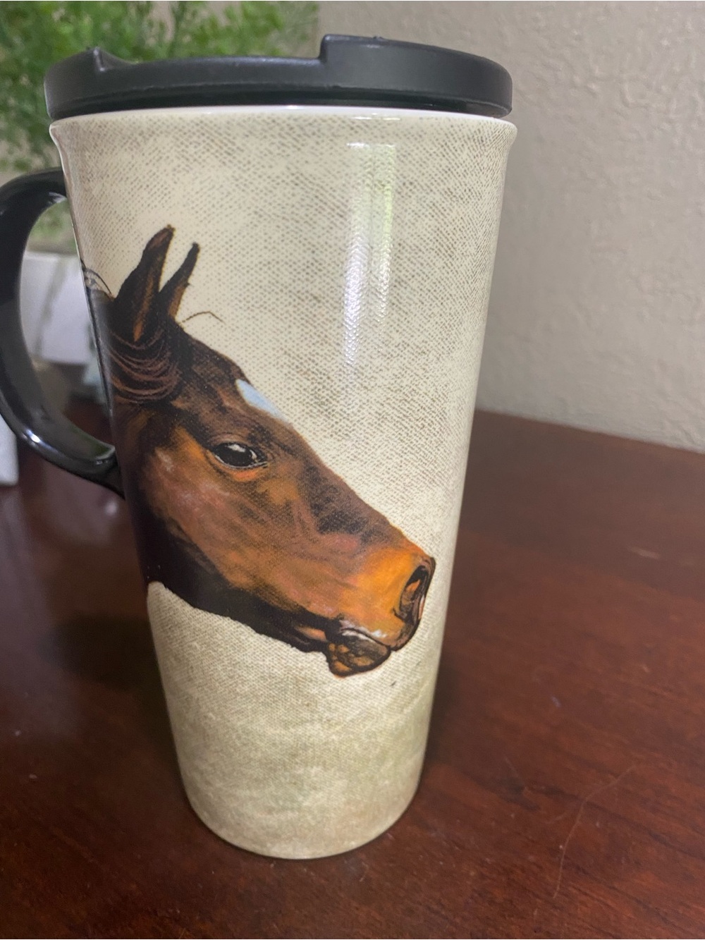 Cypress Home, Horse on the Run, Ceramic Travel Mug. 17 oz - Picture 5 of 9
